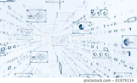 數字銷售，在家工作，遠程辦公，通過物聯網的大城市數字化背景圖像 81979114