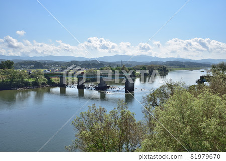 拆除中的小柳橋 奧州市水澤市 81979670