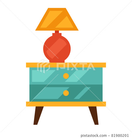 Illustration of curbstone. Interior object and home design creation. 81980201