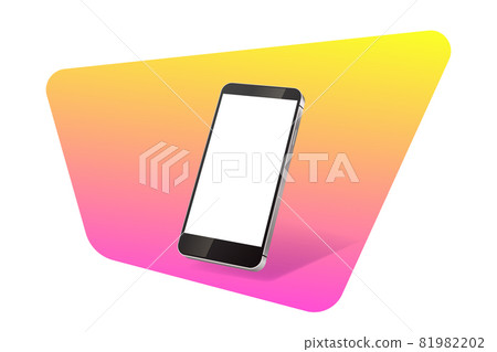 3D realistic smartphone mockup with blank display 3D realistic smartphone mockup with blank display 81982202