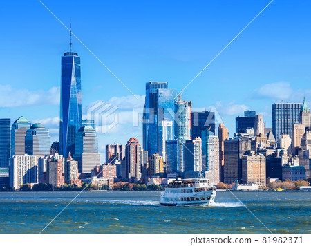 New York Lower Manhattan Skyscraper 81982371