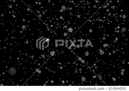 有很多雪的背景（黑色背景） 81984050