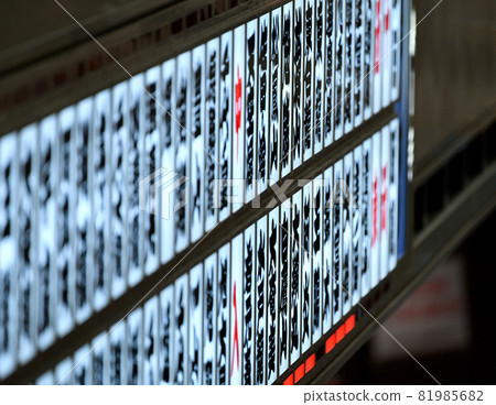 <Tokyo> Electric bulletin board for sumo wrestling 81985682