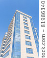 Facade of a modern office building, stock photo 81986340