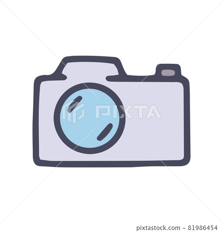 camera color vector doodle simple icon design camera color vector doodle simple icon design 81986454