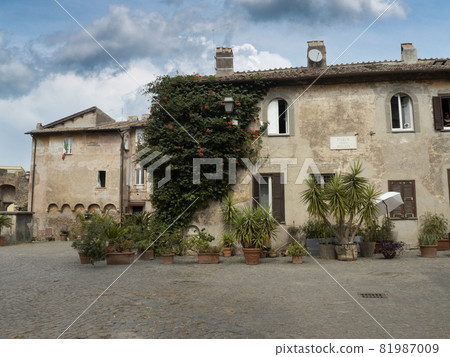 ancient ostia pictoresque medieval village 81987009