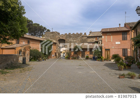 ancient ostia pictoresque medieval village ancient ostia pictoresque medieval village 81987015