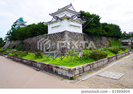 Nagoya Castle wall, near Omote Ninomon, southwest corner turret Nagoya Castle wall, near Omote Ninomon, southwest corner turret 81989804