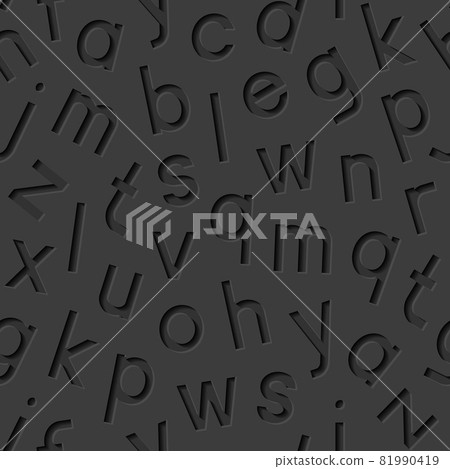 Seamless pattern with alphabet. Vector illustration. Seamless pattern with alphabet. Vector illustration. 81990419