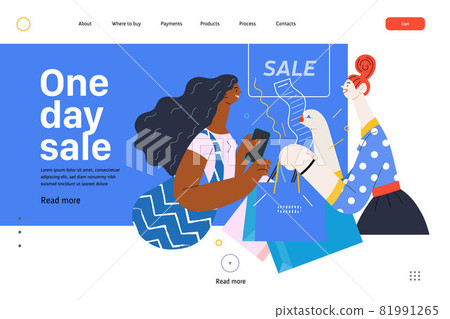 Discounts, sale, promotion, web template. Flat vector Discounts, sale, promotion, web template. Flat vector 81991265
