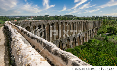 Pegoes aqueduct by the Castle and Convent of the Order of Christ Pegoes aqueduct by the Castle and Convent of the Order of Christ 81992532