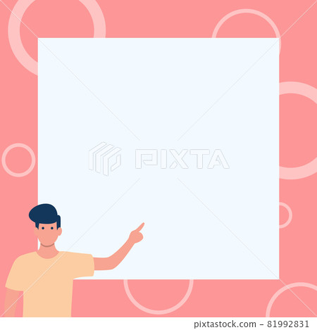 Gentleman Drawing Standing Pointing Finger In Blank Whiteboard. Man Design Stands Points Hand Empty Board Showing New Idea And Meaning. Gentleman Drawing Standing Pointing Finger In Blank Whiteboard. Man Design Stands Points Hand Empty Board Showing New Idea And Meaning. 81992831