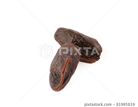 Dates isolated on white background Dates isolated on white background 81995819