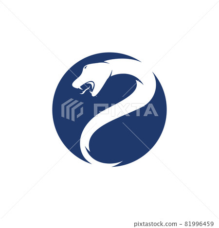 snake viper silhouette vector illustration snake viper silhouette vector illustration 81996459
