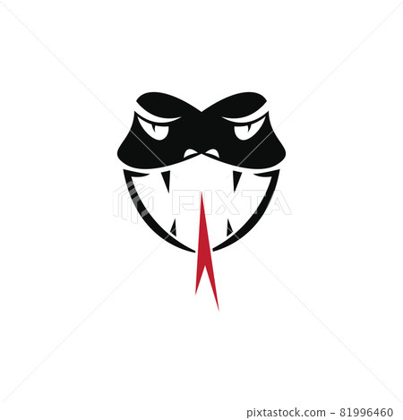 snake viper silhouette vector illustration snake viper silhouette vector illustration 81996460