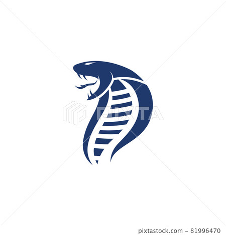 snake viper silhouette vector illustration 81996470