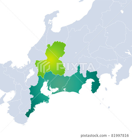 岐阜縣地圖和東海地區 81997816