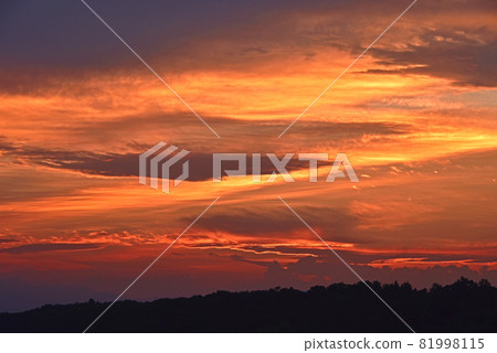 summer sunset sky summer sunset sky 81998115