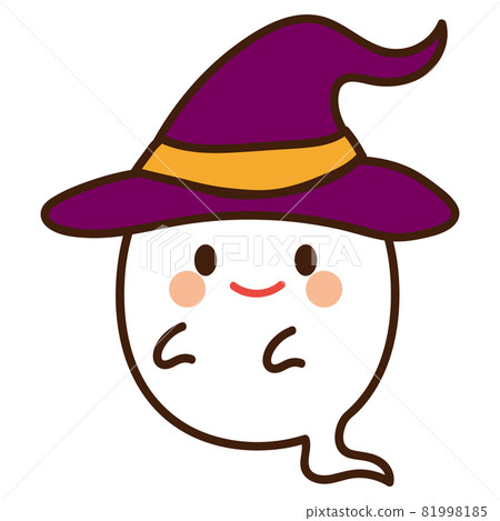 Ghost character wearing a hat 81998185