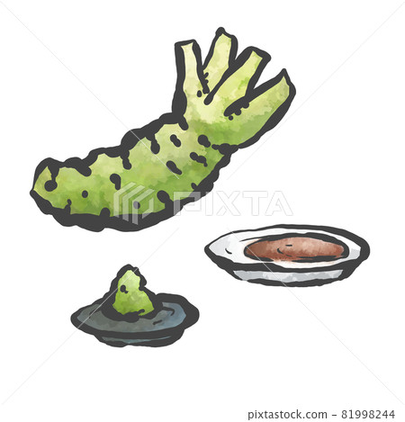 芥末手繪毛筆繪畫風格插畫 81998244