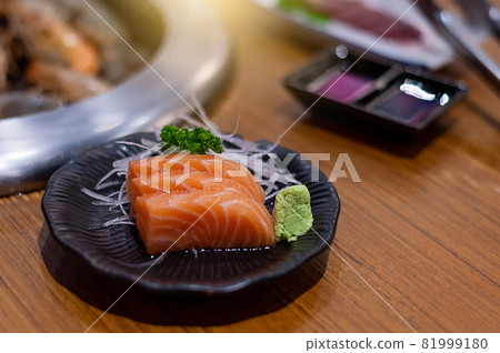 Sashimi salmon food japan 81999180