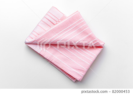 kitchen cloth isolated on white background, close up 82000453