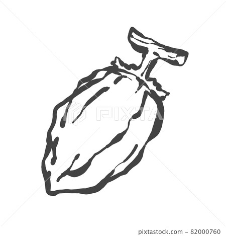 柿餅手繪毛筆劃風插畫 82000760