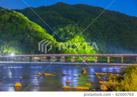 Arashiyama evening view Arashiyama evening view 82000768