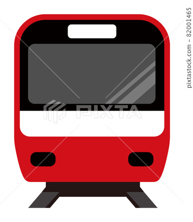 Train / Railway color icon (front) / Keikyu Line 82001465