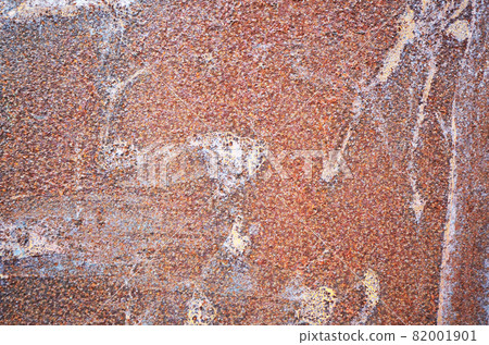 Old rusty iron texture_red rusty iron plate background 82001901