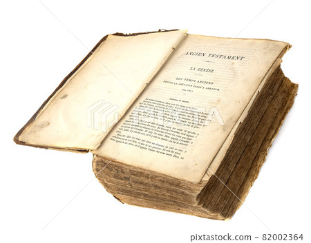 ancient bible in studio 82002364