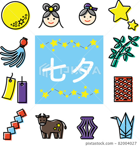 Tanabata paint pop icon 82004027
