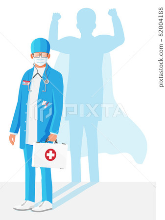 Professional doctor superhero. Professional doctor superhero. 82004188