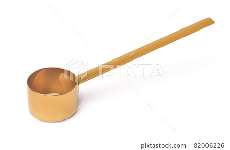 Empty golden coffee measuring spoon 82006226
