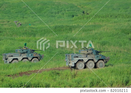 Self-Defense Forces live ammunition exercise (Type 87 reconnaissance alert vehicle Fuji Firepower Exercise Shizuoka Prefecture) Self-Defense Forces live ammunition exercise (Type 87 reconnaissance alert vehicle Fuji Firepower Exercise Shizuoka Prefecture) 82010211