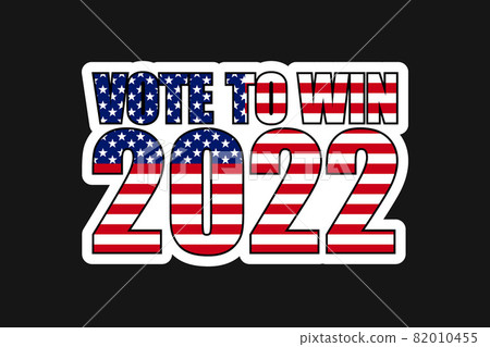 american elections 2022 vote vector illustration. collection of badge patch stickers with democratic civil society slogans, stars and stripes flag elements. design for advertising printing. american elections 2022 vote vector illustration. collection of badge patch stickers with democratic civil society slogans, stars and stripes flag elements. design for advertising printing. 82010455
