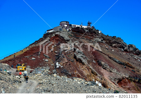 富士山之巔和藍天 富士山之巔和藍天 82011135
