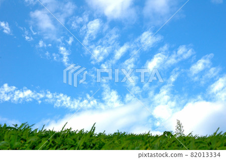 Autumn meadow and sky Autumn meadow and sky 82013334