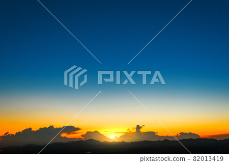 dramatic sunset sky ,twilight moment dramatic sunset sky ,twilight moment 82013419