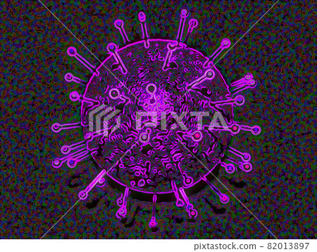 Virus image (purple / purple) Virus image (purple / purple) 82013897