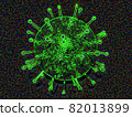 Virus image (green / green) 82013899