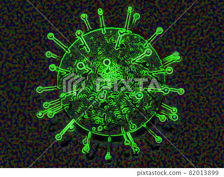 Virus image (green / green) Virus image (green / green) 82013899