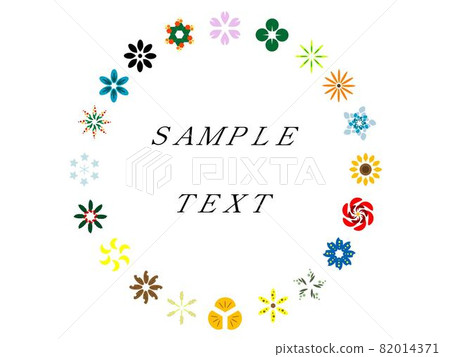 Flower wreath icon Flower wreath icon 82014371
