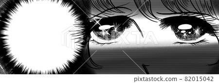 70's shojo manga A beautiful woman's face that makes you glaring with a suspicious expression 82015042