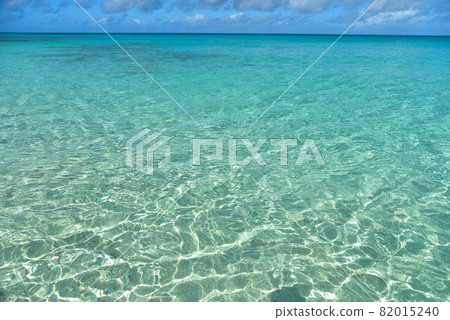 Superb view of Nagamahama on Kurima Island 82015240