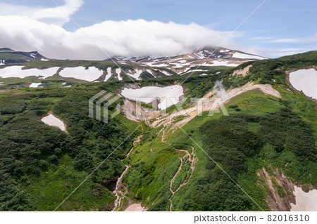 Fumarole fields on The small Valley of Geysers 82016310