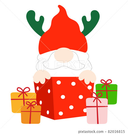 Gnomes Christmas Flat Clipart, Merry Christmas Gnomes Collections 82016815
