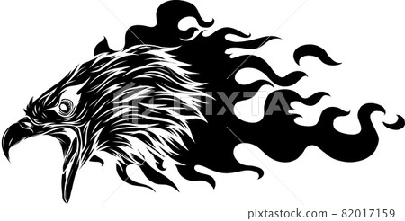 vector illustration of silhouette Eagle Supercharge Abstract vector illustration of silhouette Eagle Supercharge Abstract 82017159
