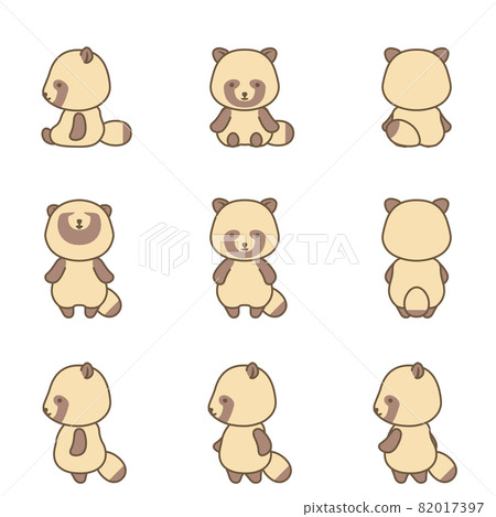 Tanuki character set Tanuki character set 82017397