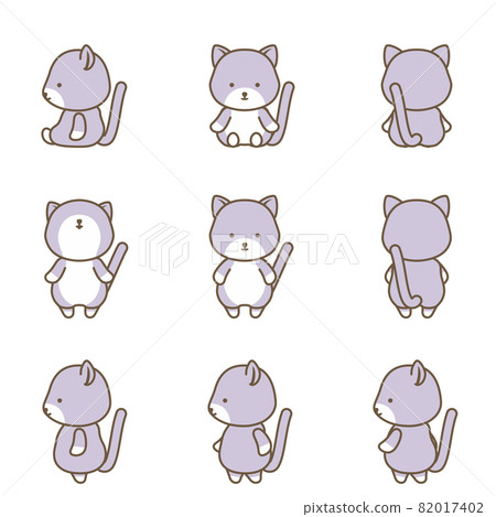 Cat character set 82017402